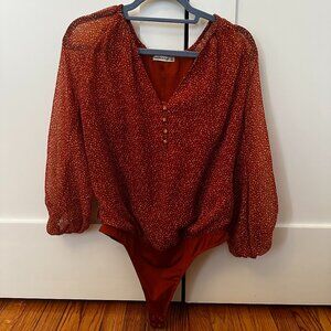 Large Abercrombie and Fitch Long Sleeve Bodysuit